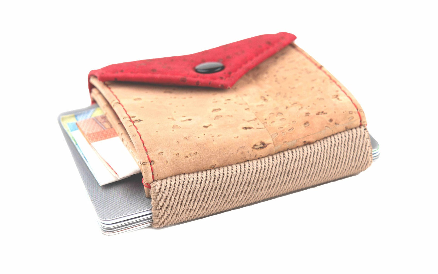 Space Wallet Peak Cork - Farbe Burgundy